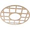 Ekena Millwork O'Neal Wood Fretwork Pierced Ceiling Medallion, Alder, 26"OD x 9 1/2"ID x 3/8"T CMWP26X26X0375ONAL - alternate 5